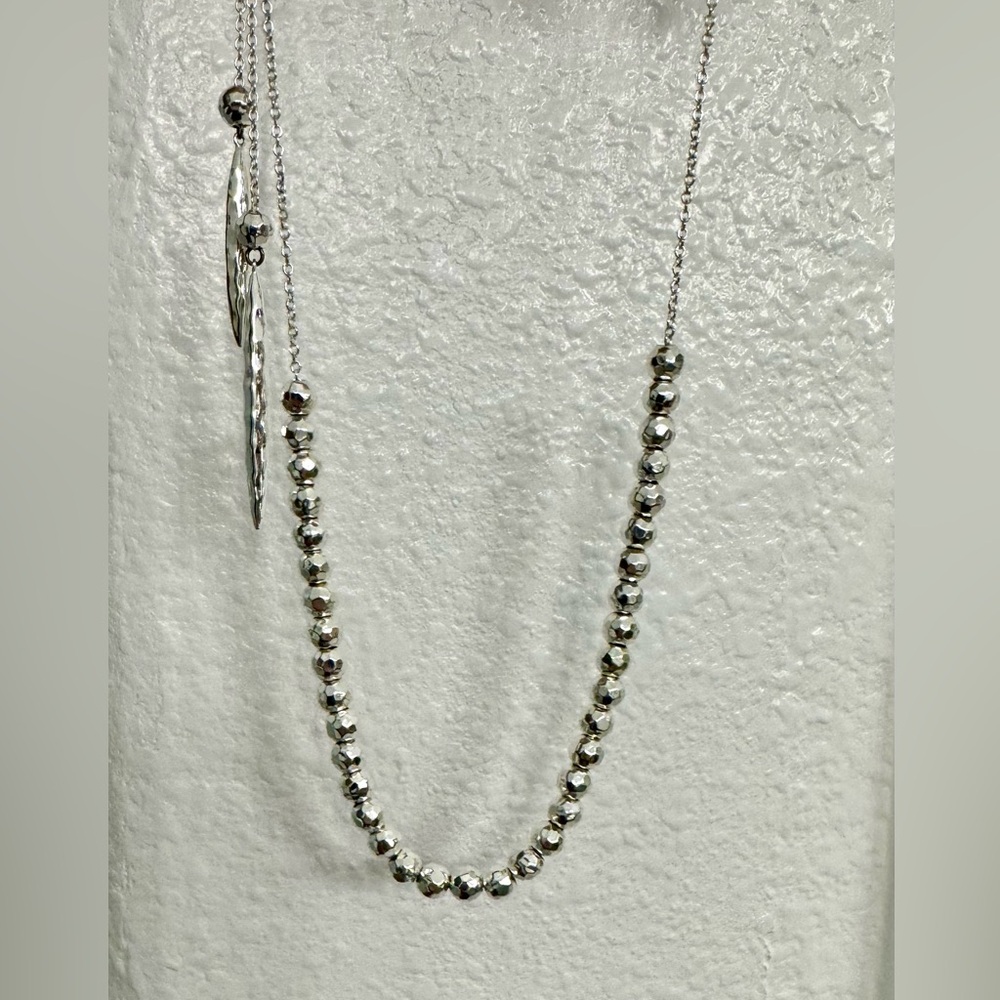 Gorjana Laguna Large Silver Y-Shape Necklace - Picture 6 of 6